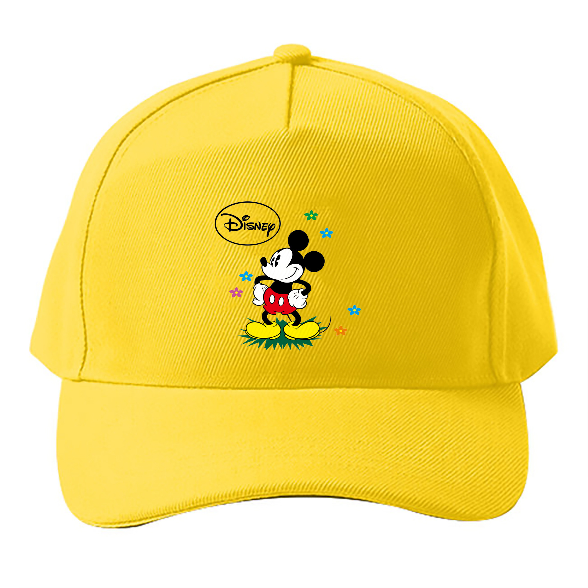 （画像用） ミッキーマウス Mickey Mouse ベースボールキャップ 綿100％ 男女兼用 帽子 スポーツ